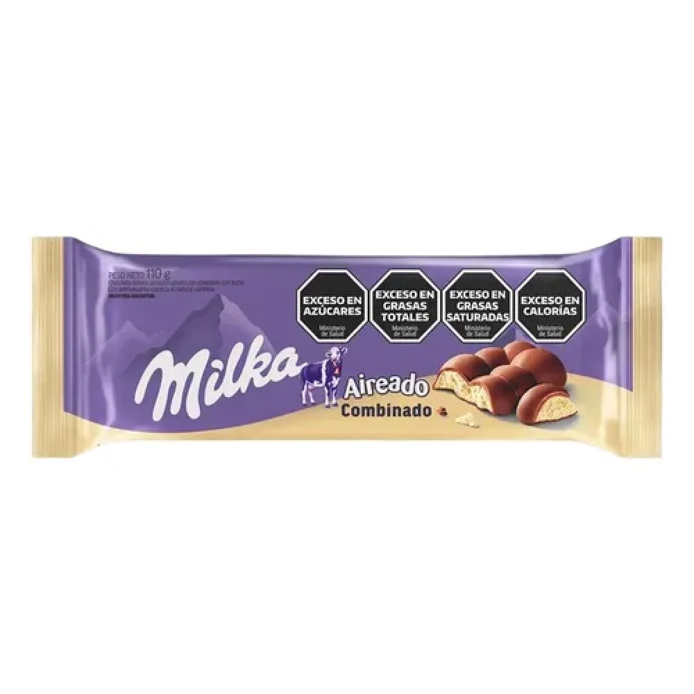 Milka chocolatinas aireado
