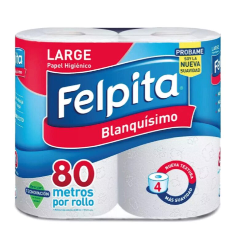 Papel higienico Felpita blanco x 80mts